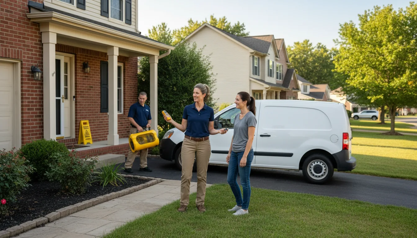 Water restoration image for Water Damage & Restoration Services in Newry, ME